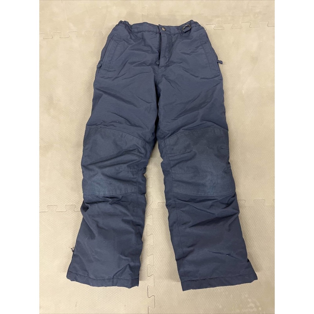 Lands' End Squall Blue Waterproof Grow-a-Longs Winter Snow Pants Youth Size 10